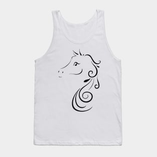 Sweet Horse Head Tank Top